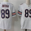 Men's Chicago Bears 89# Mike Ditka Elite White Stitched Jersey