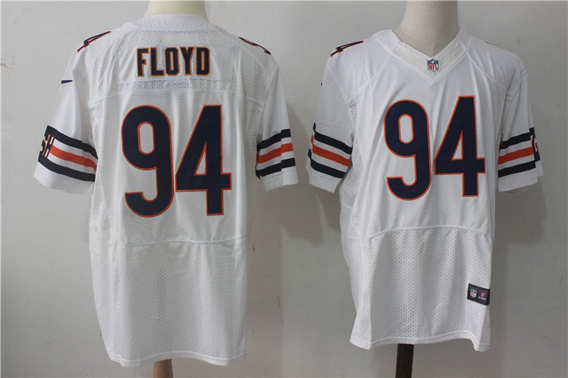 Men's Chicago Bears #94 Leonard Floyd Elite White Stitched Jersey