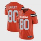 Men's Cleveland Browns 80# Jarvis Landry Limited Orange Stitched Jersey