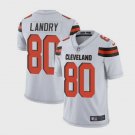 Men's Cleveland Browns 80# Jarvis Landry Limited White Stitched Jersey