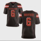 Men's Cleveland Browns #6 Baker Mayfield Elite Brown Stitched Jersey