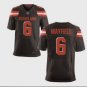 Men's Cleveland Browns #6 Baker Mayfield Elite Brown Stitched Jersey