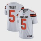 Men's Cleveland Browns #5 Tyrod Taylor Limited White Stitched Jersey