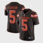 Men's Cleveland Browns #5 Tyrod Taylor Limited Brown Stitched Jersey