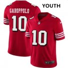 Youth San Francisco 49ers 10# Jimmy Garoppolo Limited Red Stitched Jersey