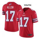 Youth Buffalo Bills 17# Josh Allen Limited Red Stitched Jersey
