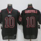 Men's San Francisco 49ers #10 Jimmy Garoppolo Limited Black Shadow Stitched Jersey