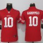 Men's San Francisco 49ers 10# Jimmy Garoppolo Elite Red Stitched Jersey