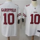 Men's San Francisco 49ers 10# Jimmy Garoppolo Limited White Stitched Jersey