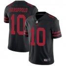 Men's San Francisco 49ers 10# Jimmy Garoppolo Limited Black Stitched Jersey