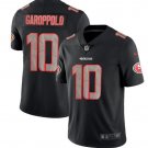 Men's San Francisco 49ers #10 Jimmy Garoppolo Limited Black Stitched Jersey