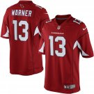 Men's Arizona Cardinals 13# Kurt Warner Game Red Stitched Jersey