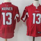 Men's Arizona Cardinals 13# Kurt Warner Elite Red Stitched Jersey