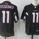 Men's Arizona Cardinals 11# Larry Fitzgerald Elite Black Stitched Jersey