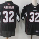 Men's Arizona Cardinals 32# Tyrann Mathieu Elite Black Stitched Jersey