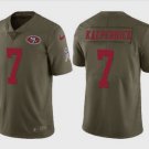 Men's San Francisco 49ers #7 Colin Kaepernick Camo Salute To Service Stitched Jersey