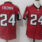 Men's Atlanta Falcons 24# Devonta Freeman Elite Red Stitched Jersey