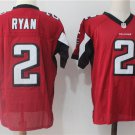 New Men's Atlanta Falcons 2# Matt Ryan Elite Red Stitched Jersey