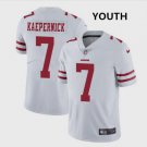 Youth San Francisco 49ers #7 Colin Kaepernick White Stitched Jersey