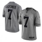 New Men's San Francisco 49ers #7 Colin Kaepernick Gray  Stitched Jersey