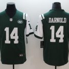 Mens York Jets 14# Sam Darnold Limited Green Stitched Jersey