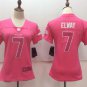 Women's Denver Broncos 7# John Elway Limited Pink Stitched Jersey