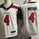 Women's Houston Texans 4# Deshaun Watson Limited White Stitched Jersey