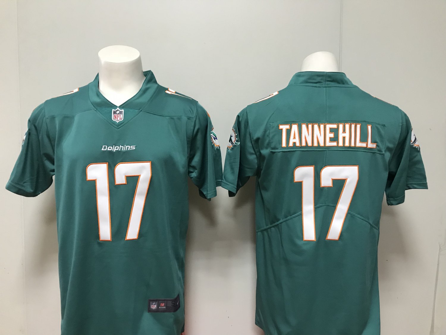 Men's Miami Dolphins 17# Ryan Tannehill Limited Blue Aqua Stitched Jersey