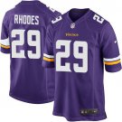 Men's Minnesota Vikings 29# Xavier Rhodes Game Purple Stitched Jersey