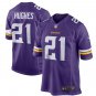 Men's Minnesota Vikings 21# Mike Hughes Game Purple Stitched Jersey