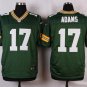 Men's Green Bay Packers 17# Davante Adams Elite Green Stitched Jersey