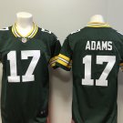 Men's Green Bay Packers 17# Davante Adams Limted Green Stitched Jersey