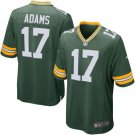Men's Green Bay Packers 17# Davante Adams Game Green Stitched Jersey