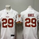 Men's Washington Redskins 29# Derrius Guice Limited White Stitched Jersey