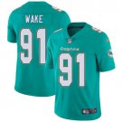 Men's Miami Dolphins 91# Cameron Wake Limited Aqua Stitched Jersey