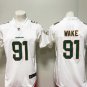 Mens Miami Dolphins 91# Cameron Wake Limited White Stitched Jersey