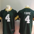 Men's Green Bay Packers 4# Brett Favre Limited Green Stitched Jersey