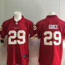 Men's Washington Redskins 29# Derrius Guice Limited Burgundy Stitched Jersey