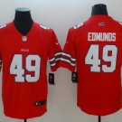 Men's Buffalo Bills 49# Tremaine Edmunds Limited Red Orange Stitched Jersey