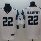 Men's Carolina Panthers 22# Christian McCaffrey Limited White Stitched Jersey