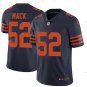 Men's Chicago Bears 52# Khalil Mack Limited Navy Blue Stitched Jersey