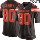 Youth Cleveland Browns 80# Jarvis Landry Game Brown Stitched Jersey