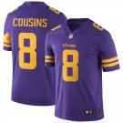 Men's Minnesota Vikings 8# Kirk Cousins Limited Purple Yellow Stitched Jersey