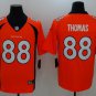 Men's Denver Broncos 88# Demaryius Thomas Limited Orange Stitched Jersey
