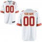 Men's Kansas City Chiefs Custom Name And Number Game Limite White Stitched Jersey