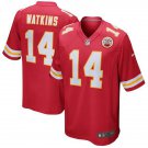 Men's Kansas City Chiefs 14# Sammy Watkins Game Red Stitched Jersey