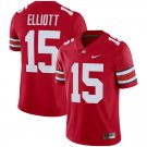 Men's Ohio State Buckeyes 15# Ezekiel Elliott Red Stitched Jersey