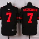 Men's San Francisco 49ers 7# Colin Kaepernick Elite Black Stitched Jersey