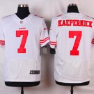 Men's San Francisco 49ers 7# Colin Kaepernick Elite White Stitched Jersey