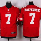 Men's San Francisco 49ers 7# Colin Kaepernick Elite Red Stitched Jersey